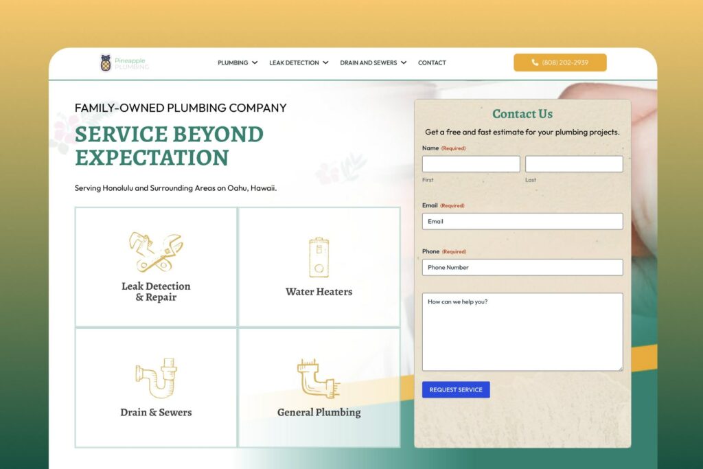 plumbing-website-development-bellingham-wa